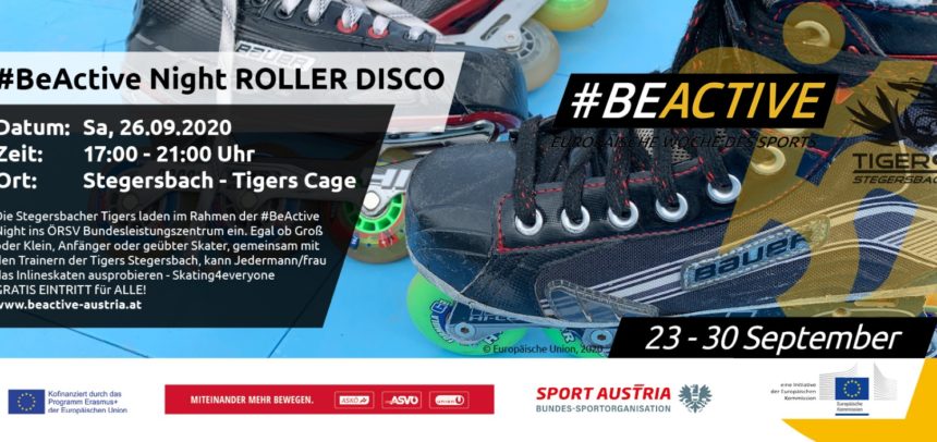 #BeActiveNight: Rollerdisco im Tigers Cage